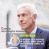 LUSHAN EAGLE Auriculares amplificados Reducción de ruido inteligente 16 canales chips digitales amplificador recargable Fácil de operar